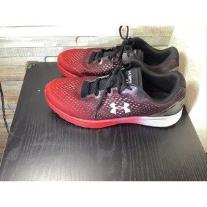 Under Armour UA CHARGED BANDIT 4 Red/Black 3020319-005. Size 11 Sneakers (Used)